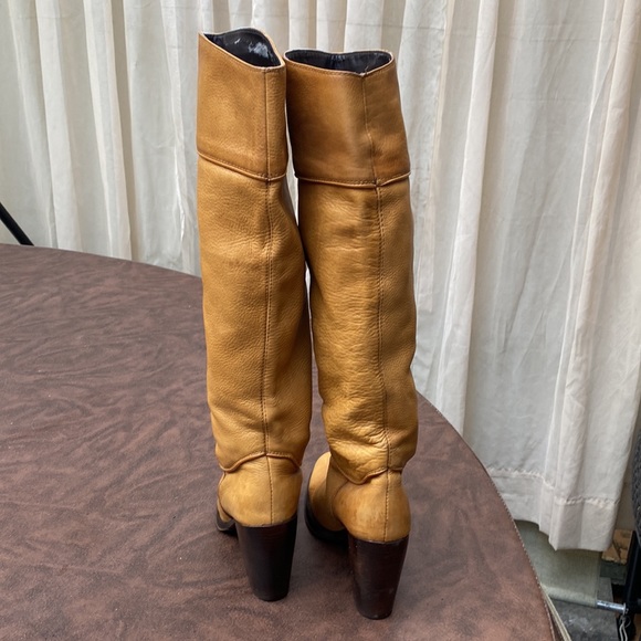 Ameldaa genuine leather knee high boots - Picture 2 of 7